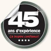 40 ans - L'expérience qui inspire confiance!
